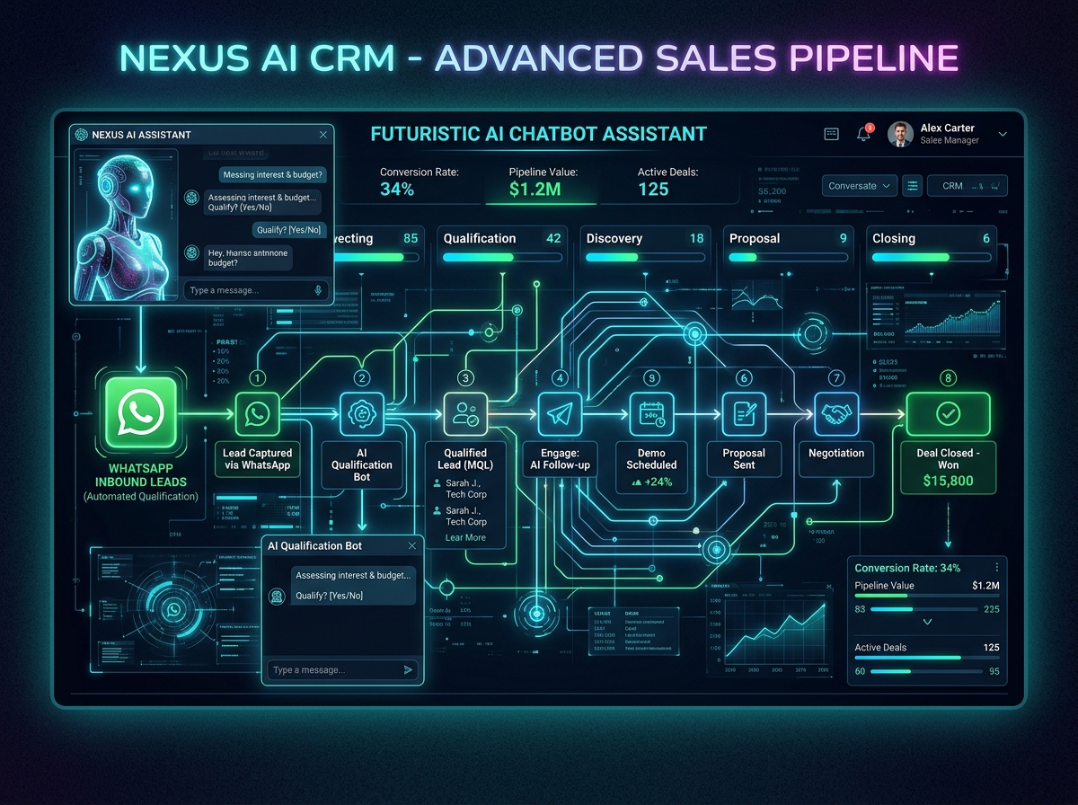 CRM e Automações IA - Mr. Web
